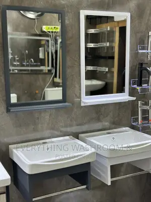 Cabinet Basin Mirror_wall Hung Basin Complete Set