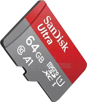 64GB Sandisk Ultra SD/Microsd Memory Card Class 10 Adapter