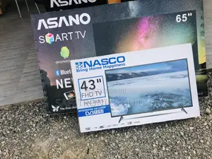 43 Inches Glossy LED Nasco Digital Satellite Black Tv