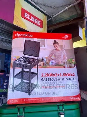 4 Burner Gas Stove With Shelves
