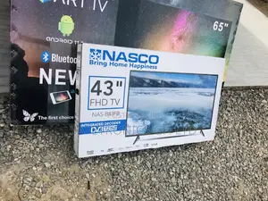 Digital Black Nasco 43 Inches Glossy LED Electric Tv 