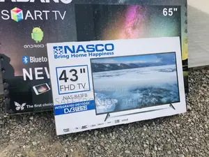 Black  Nasco Electric LED 43 Inches Glossy Digital Tv 