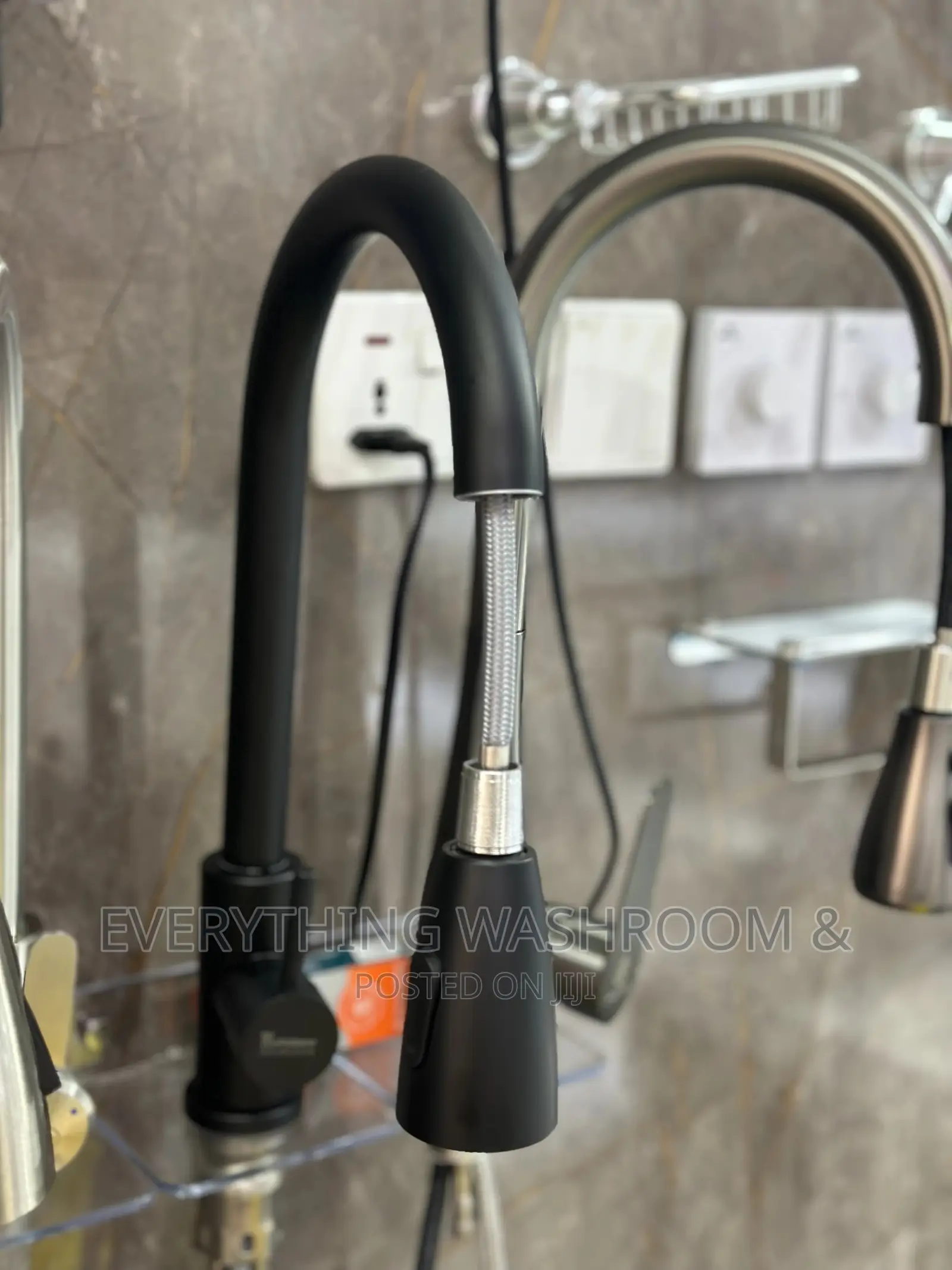 Black Pullout Faucet_pull Out Tap_black Pullout Mixer Tap