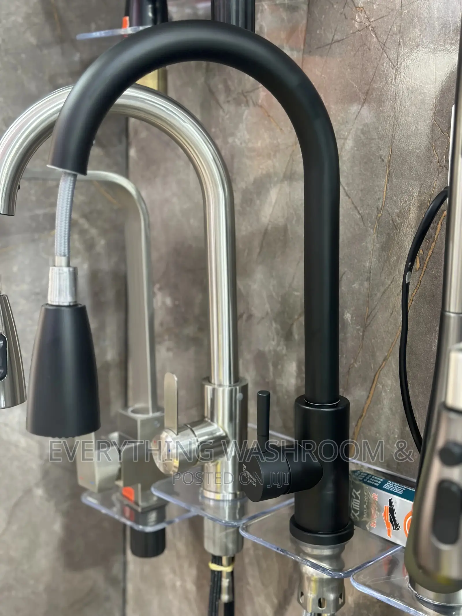 Black Pullout Faucet_pull Out Tap_black Pullout Mixer Tap