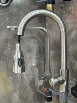 Silver Pullout Tap_pullout Faucet_silver Colour Pull Out