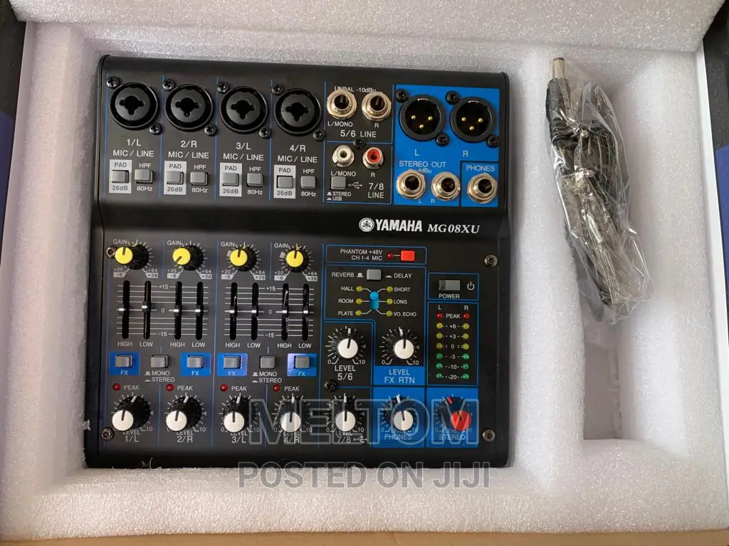 Yamaha Mg08xu 8channels Professional Mixer