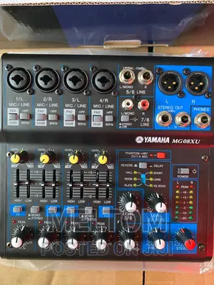Yamaha Mg08xu 8channels Professional Mixer