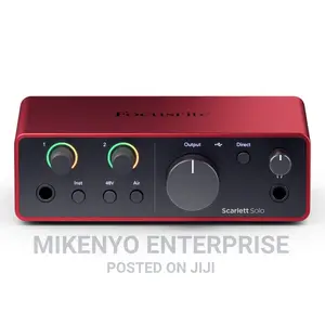 Focusrite Scarlett Solo 4th Gen Usb Audio Interface