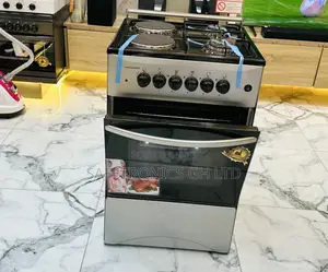 2 Gas Burner Glass 2 Electric Oven With Grill 50x50 Volcano