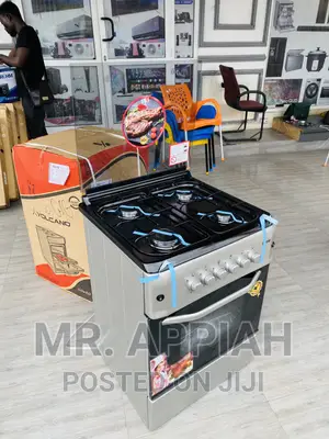 Quality Ferre 4 Gas Burner + Oven and Grill(60x60)Gray.