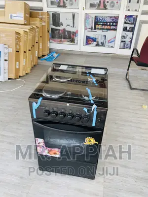 Beat Volcano 50x50 2 Electric Burner + 2 Gas Cooker(Black)