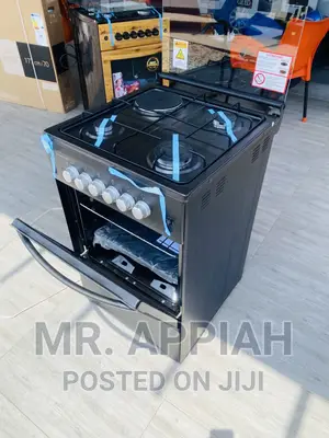 Latest and Affordable Volcano3 Gas + 1electric Cooker,Black