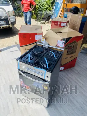 Shop Original Volcano 50x50 3 Gas + 1 Electric Cooker,Gray.