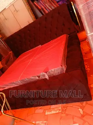 Classic King Size Bed With Mattress Available as Seen