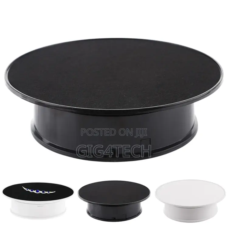 360 Degree Electric Rotating Turntable Dish Display Stand