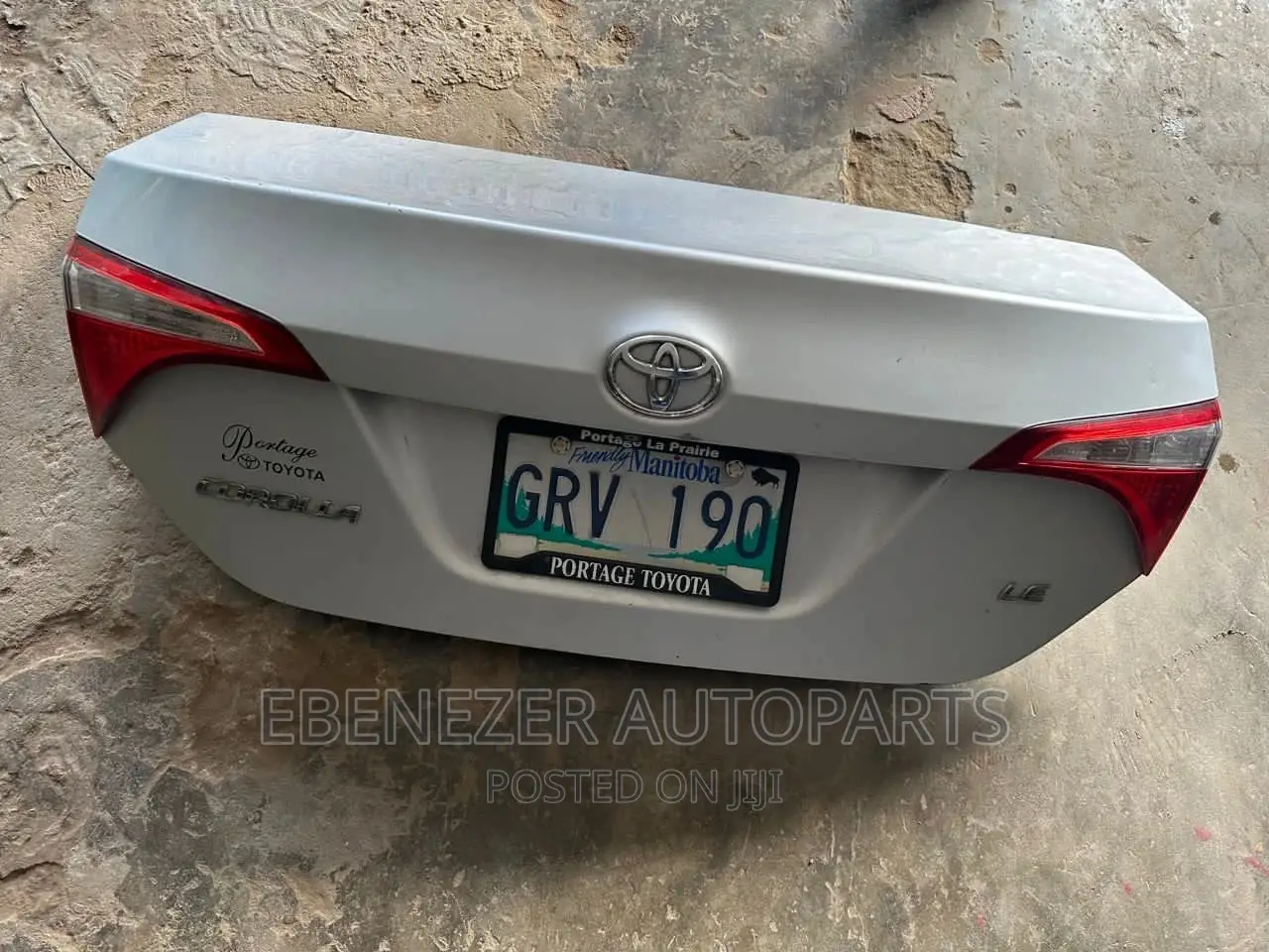 Toyota Corolla 2014,2015,2016 Boot