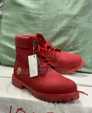 Timberland Boots Red Colour