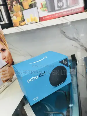 Essential Wireless Echo Dot 5 Gen Bluetooth Black Speaker