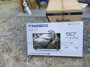 Glossy LED Nasco Digital Satellite Black 50 Inches Tv 