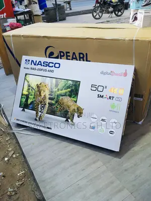 Nasco Smart Black 50 Inches Glossy LED Electric Tv 