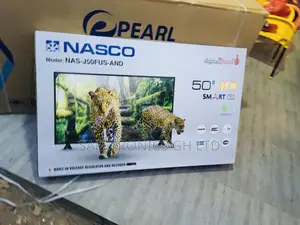 Glossy Smart LED Nasco 50 Inches Electric Black Tv 