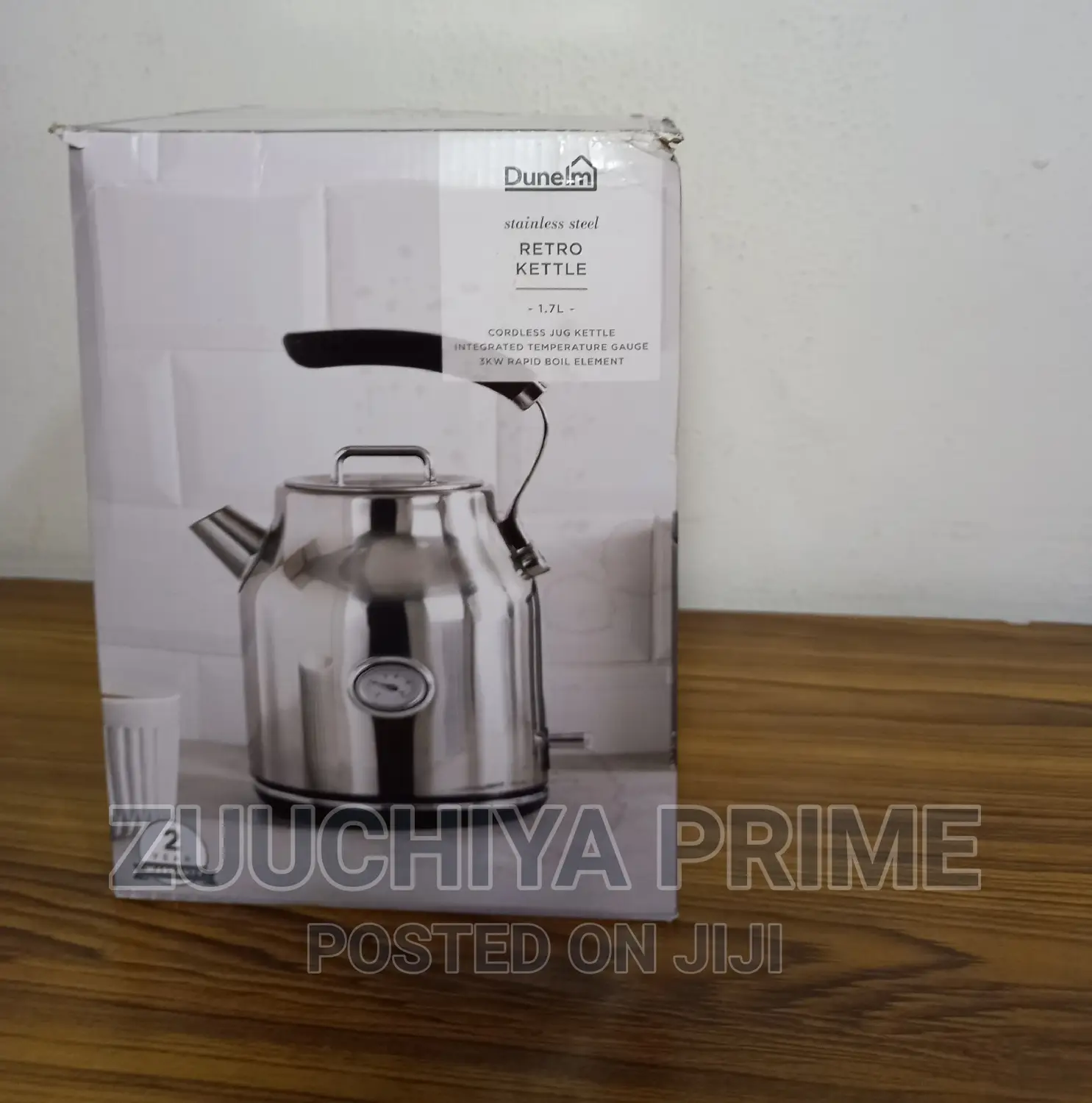 Dunelm 1.7l Retro Kettle From Uk 