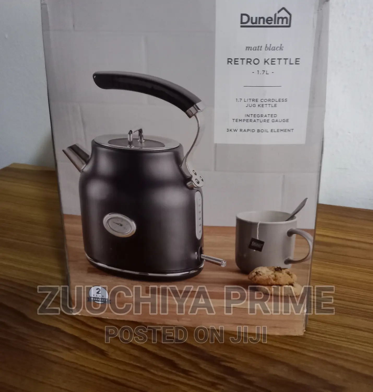 Dunelm 1.7l Retro Kettle From Uk 
