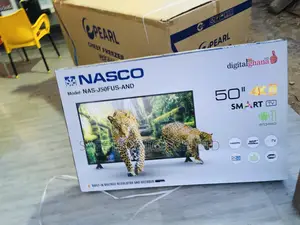 New Nasco 50 Inches Electric Black Glossy LED Smart Tv