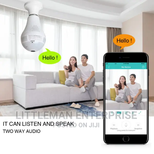 Bulb Wifi Camera