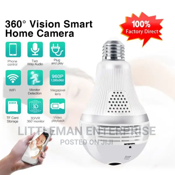 Bulb Wifi Camera