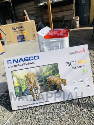 New Nasco 50 Inch Digital Satelite Smart Uhd Tv(Black).