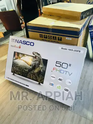 Nasco 50 Inch Digital Satelite LED Tv(Basic Black) 