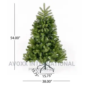 4.5-Ft Mixed Spruce Hinged Artificial Christmas