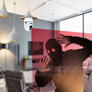 Wireless Bulb Rotating Camera Auto Tracking