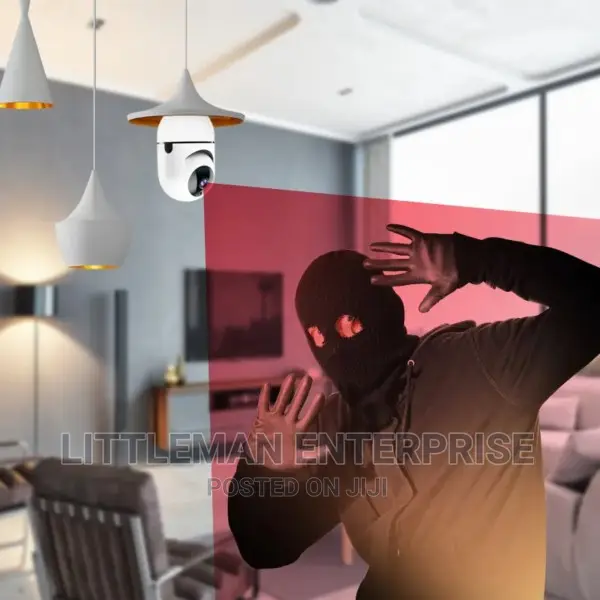 Wireless Bulb Rotating Camera Auto Tracking
