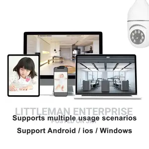 Wireless Bulb Rotating Camera Auto Tracking