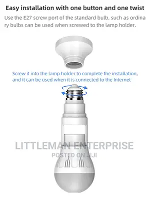 Bulb Camera Spy Wifi Wireless