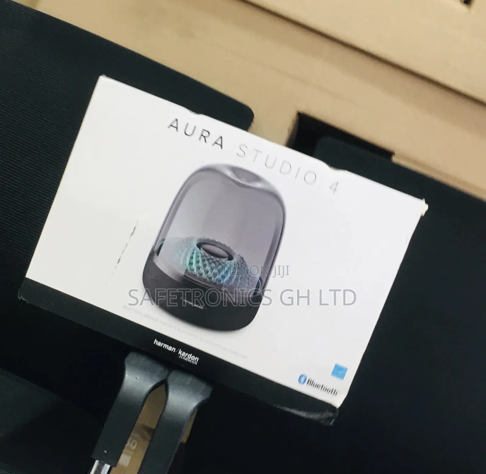 Great Wireless Aura Studio4 Bluetooth Electric Black Speaker