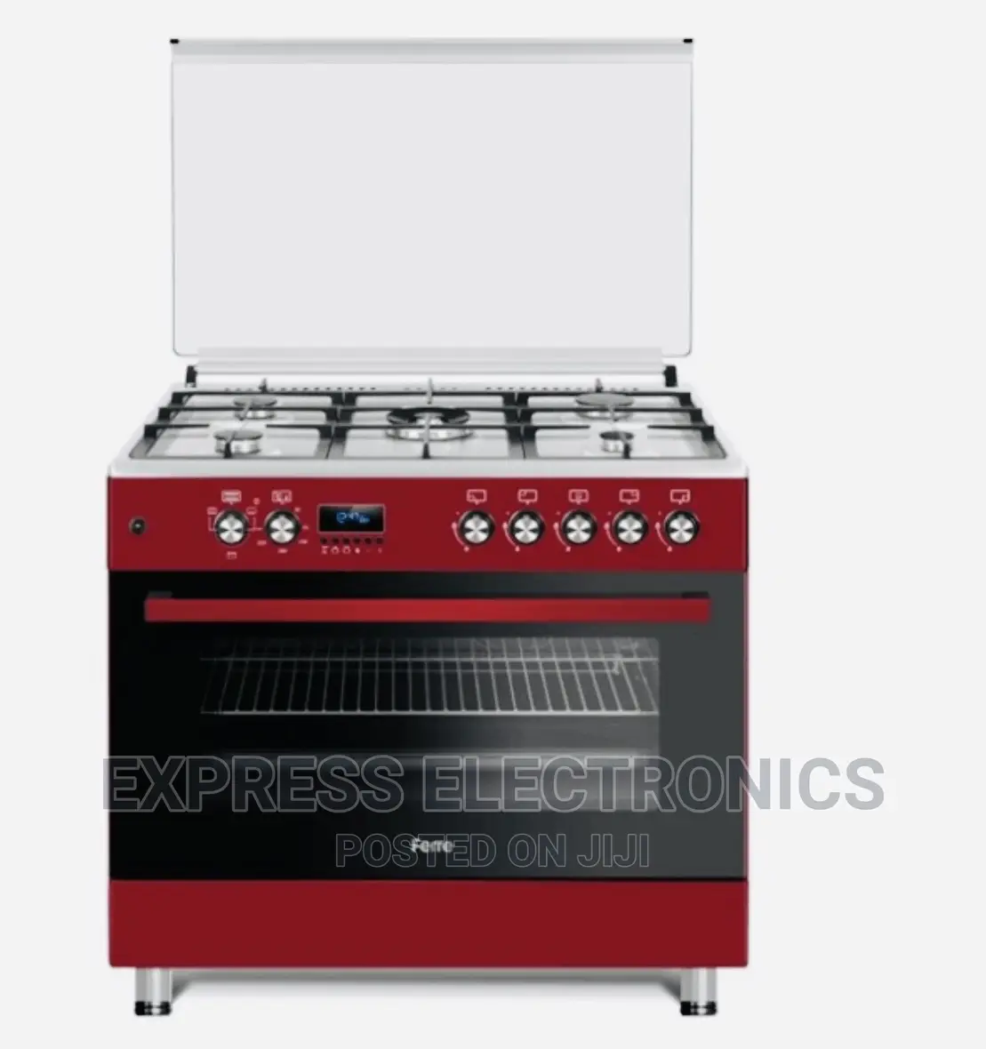 Classy Sleek Design Gas Cooker Oven Rotisserie 5burner 60/90