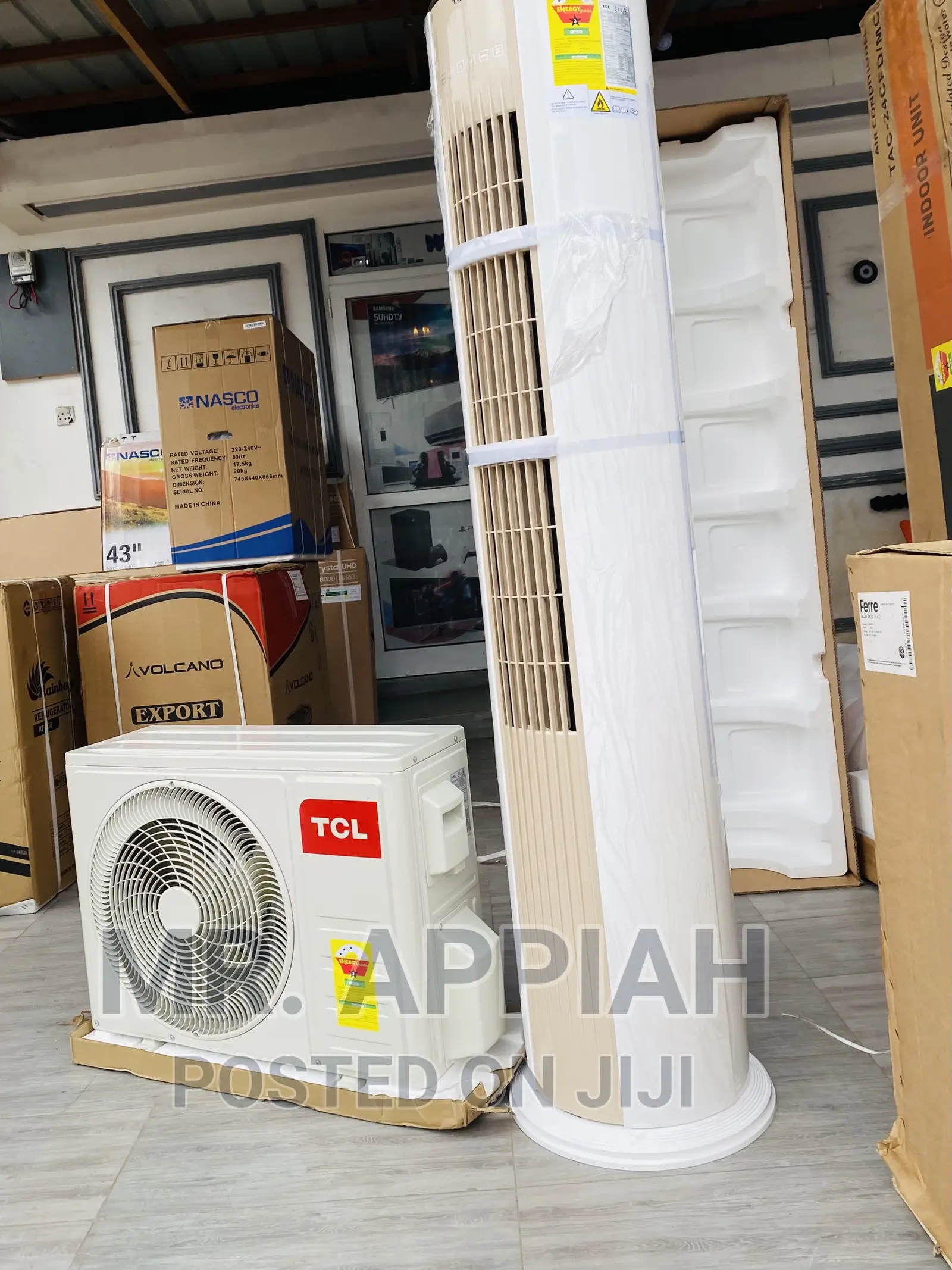 Sealed in Box  TCL 2.0hp R410 Standing Ac TAC-18CFD/MCI
