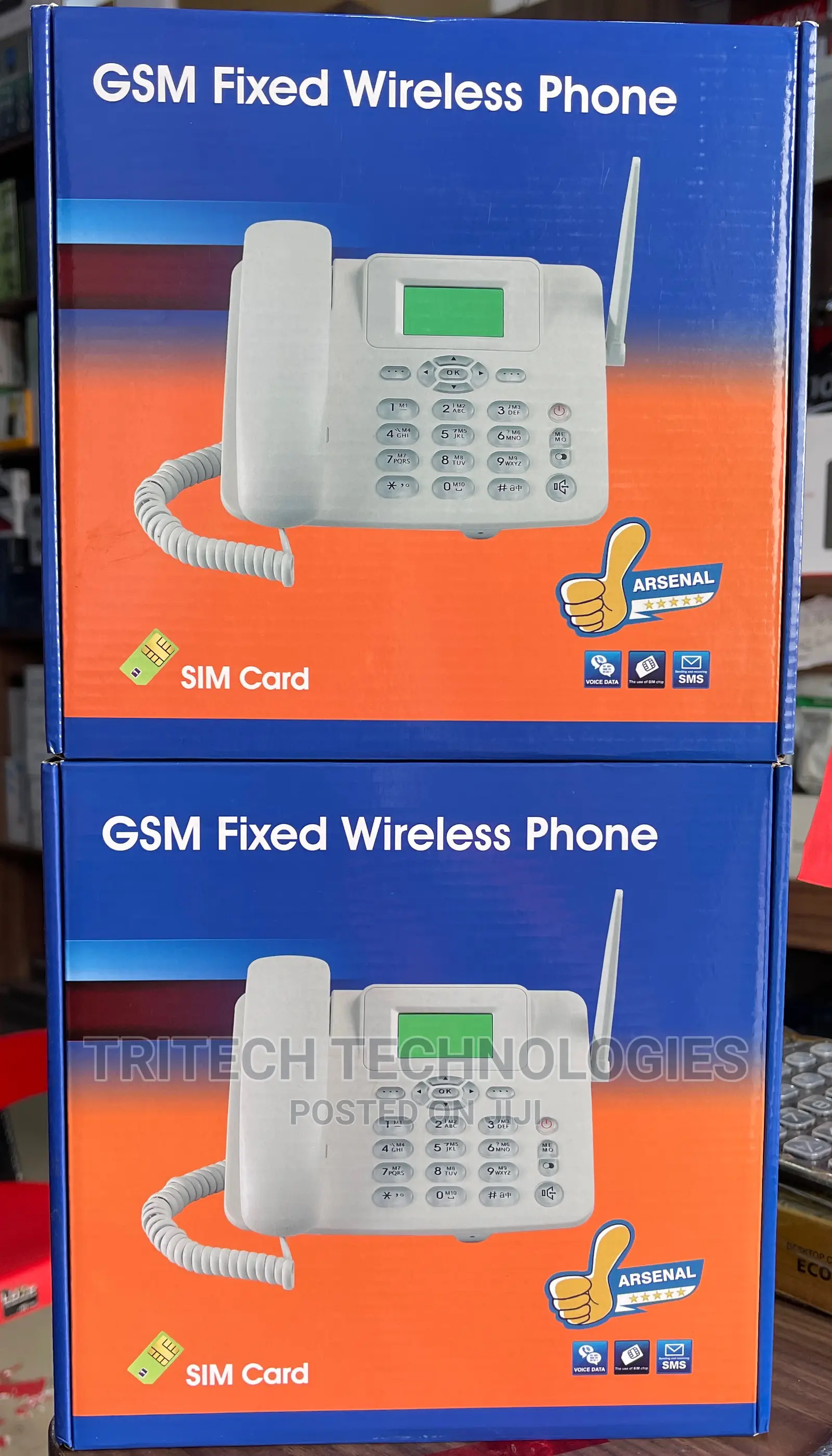 GSM Fixed Wireless Phone (1 Sim Support)