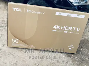 Brand New TCL 50P735 50 Inch HDR LED Google Tv(Black) 