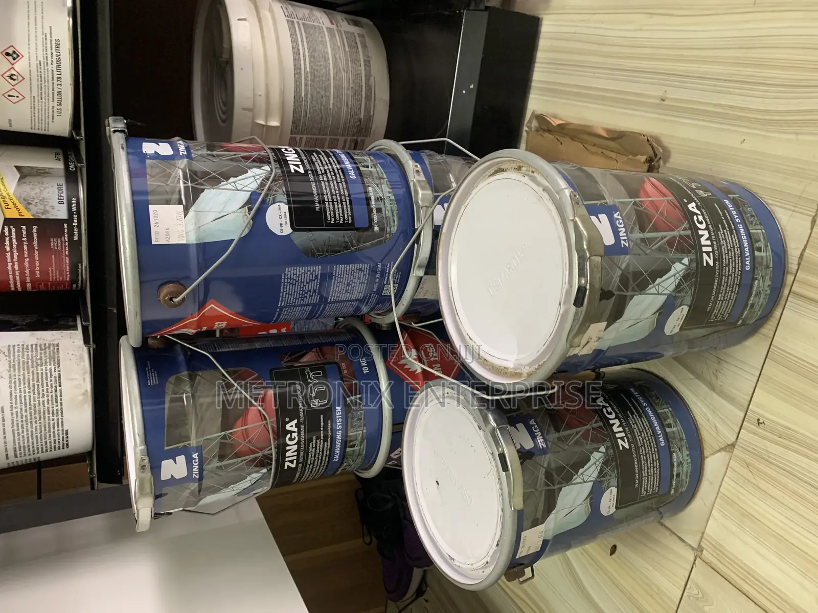 Zinga Galvanized Paint,96%Zinc 10kg