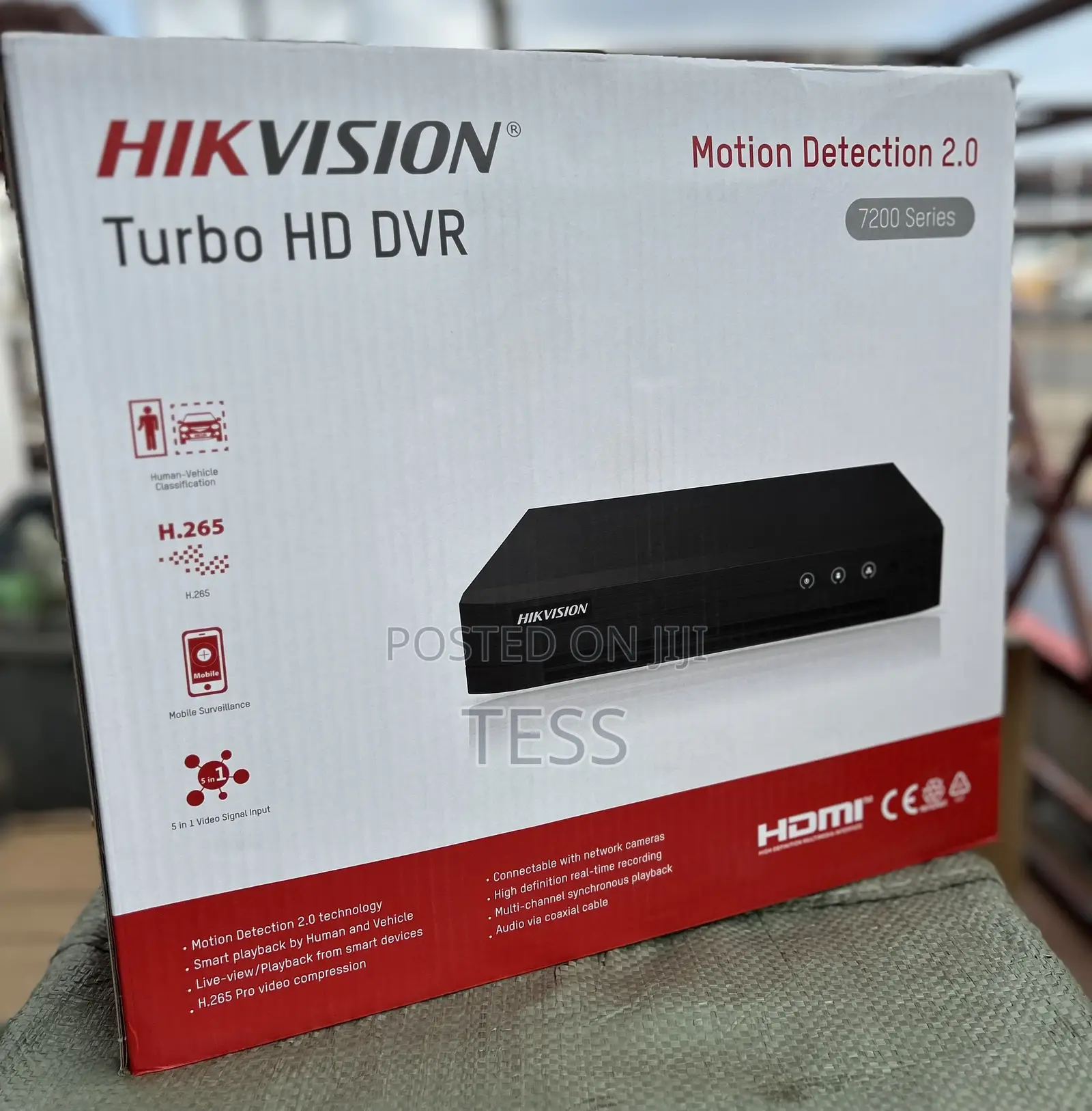 Hikvision 32ch DVR 2mp H.265 With 2 HDD Slots