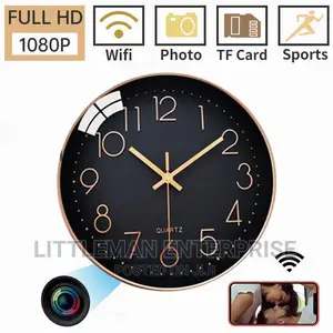 Spy Hidden Wifi Camera Wall Clock 1080P
