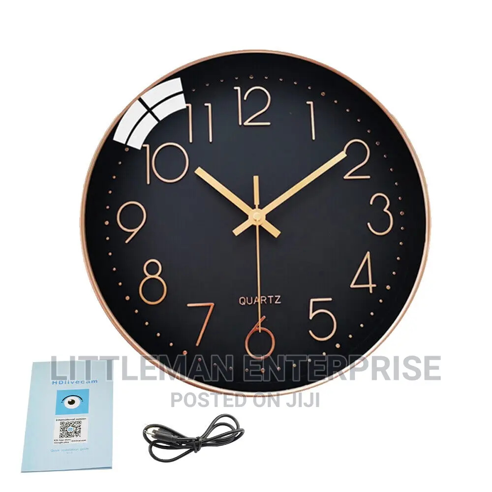 Spy Hidden Wifi Camera Wall Clock 1080P