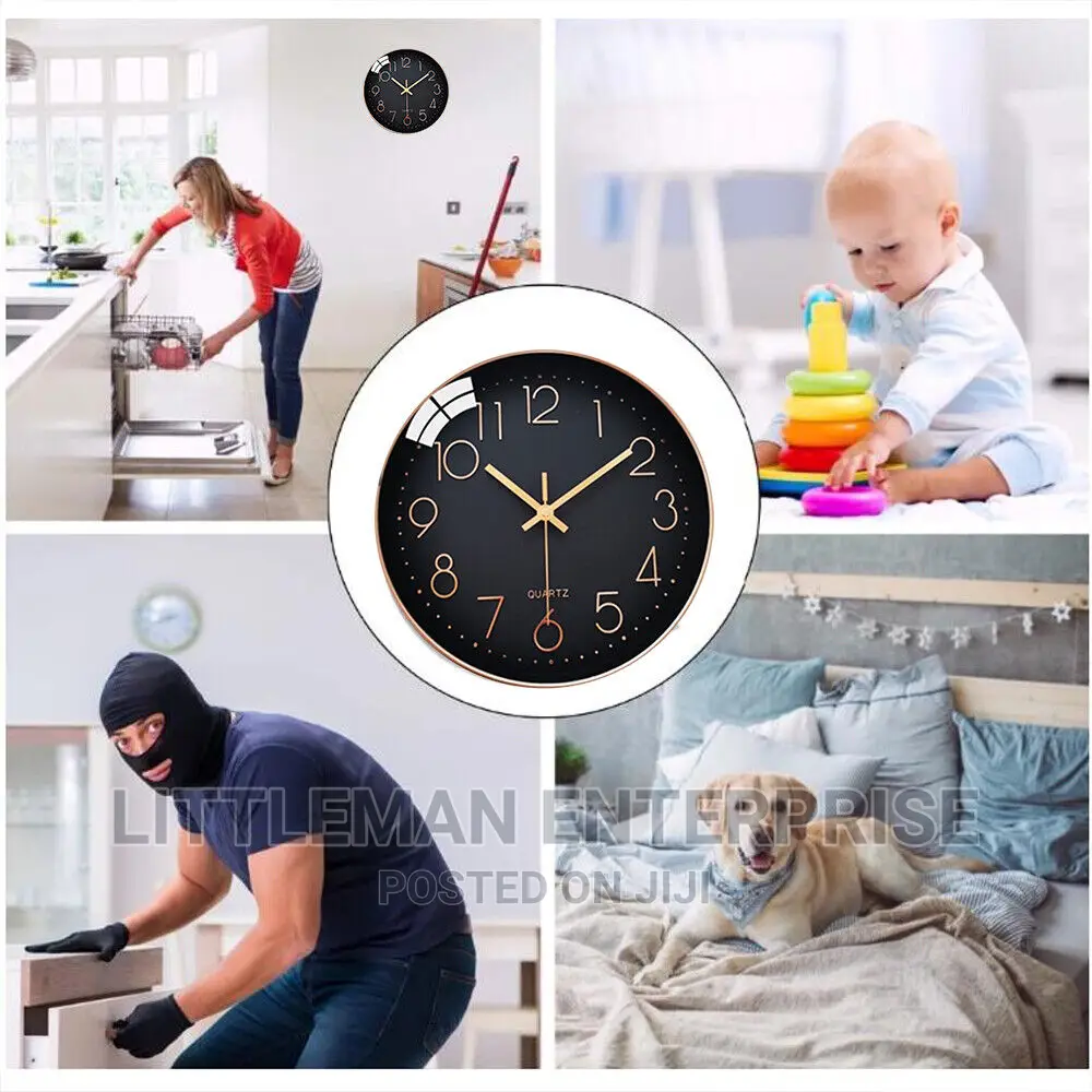 Spy Hidden Wifi Camera Wall Clock 1080P