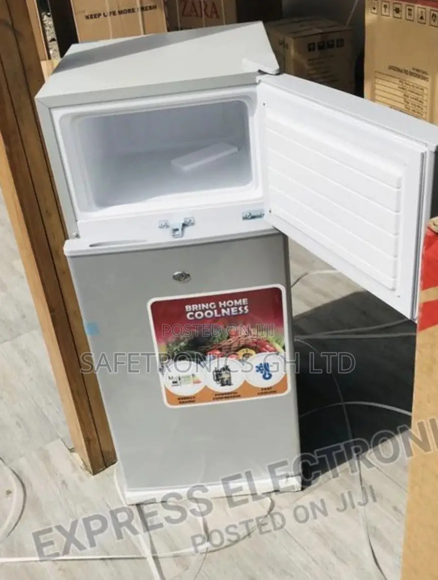 Zara-14tm Doubledoor Electric Topfreezer Gray Fridge 