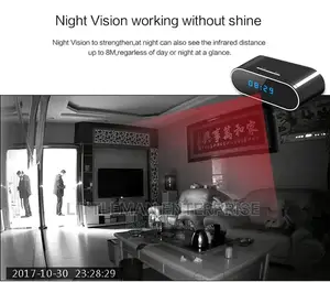 Spy Table Clock Camera Wifi