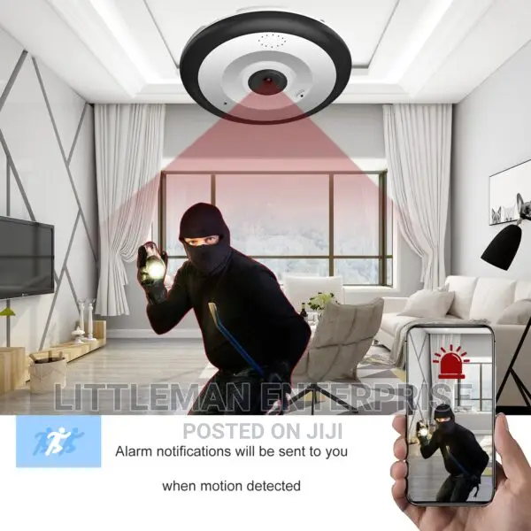 Wireless Wifi Spy Camera Smoke Detector